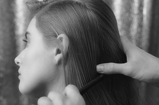 The Lustrous Side Braid Tutorial Step 1 Kérastase