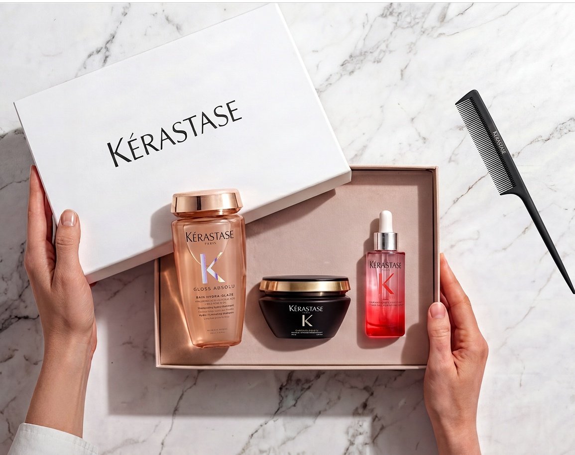 Kérastase gift box with products