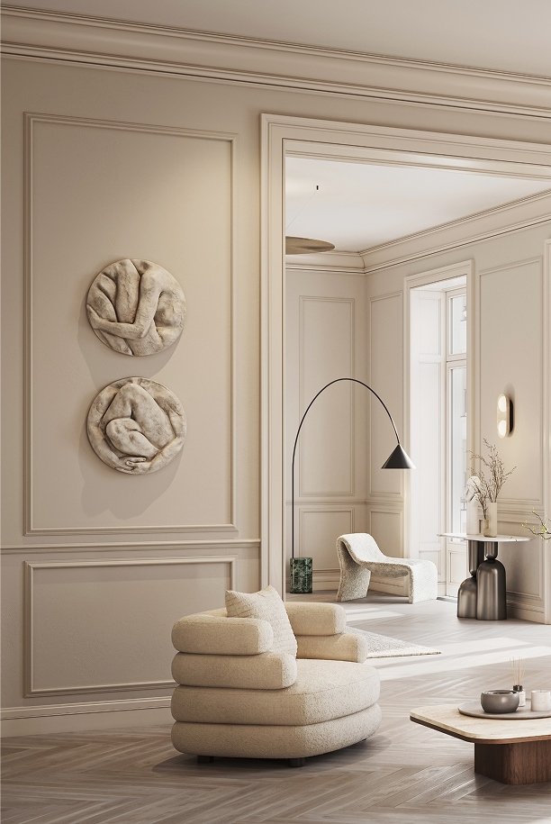 Background of elegant hair dresser salon