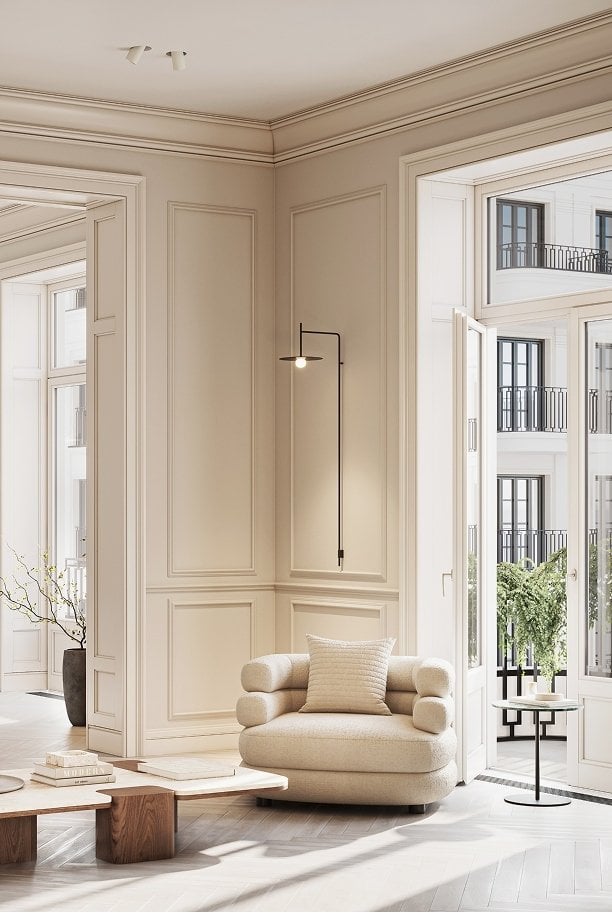 Background of elegant hair dresser salon