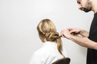 Braided Chignon Tutorial Step 6 Kerastase