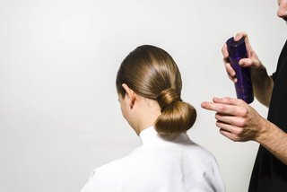 Wrapped Chignon Tutorial Step 8 Kerastase